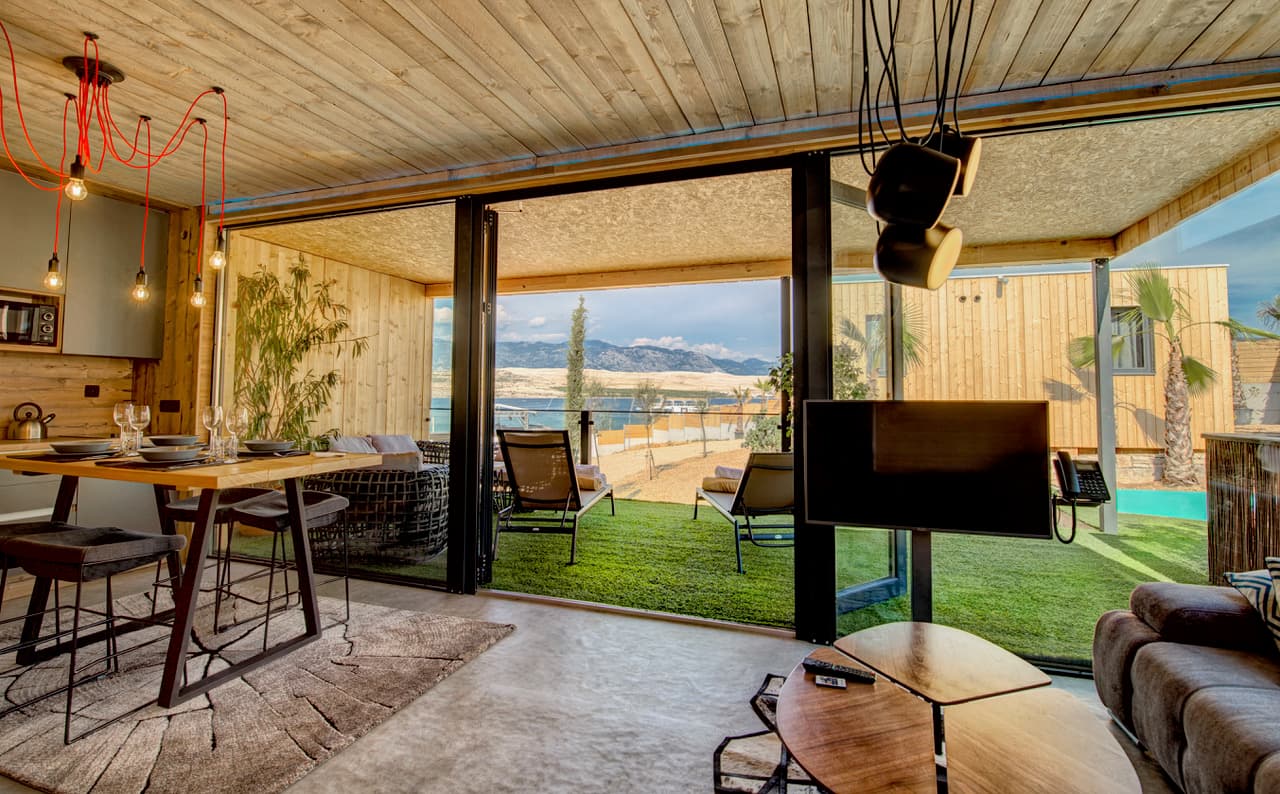 NOA Glamping Resort Novalja — villa & pool at Zrce Beach in Novalja (1)